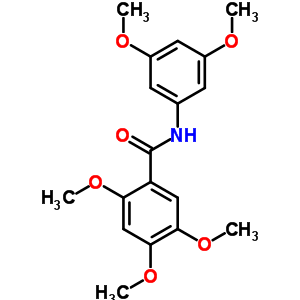 79966-80-6  N-(3,5-dimethoxyphenyl)-2,4,5-trimethoxybenzamide