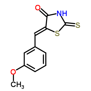 81154-02-1  (5E)-5-(3-methoxybenzylidene)-2-sulfanyl-1,3-thiazol-4(5H)-one