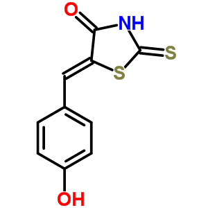 81154-13-4  (5E)-5-(4-hydroxybenzylidene)-2-sulfanyl-1,3-thiazol-4(5H)-one