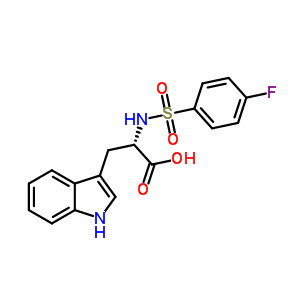85979-02-8  N-[(4-fluorophenyl)sulfonyl]-L-tryptophan