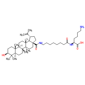 150840-62-3  N~2~-(8-{[(3beta)-3-hydroxy-28-oxolup-20(29)-en-28-yl]amino}octanoyl)-L-lysine