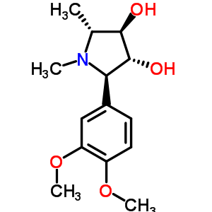 26989-20-8  (2R,3R,4R,5R)-2-(3,4-dimethoxyphenyl)-1,5-dimethylpyrrolidine-3,4-diol