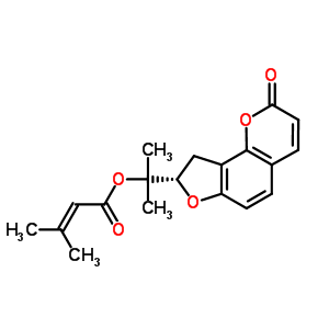 27303-26-0  2-[(8S)-2-oxo-8,9-dihydro-2H-furo[2,3-h]chromen-8-yl]propan-2-yl 3-methylbut-2-enoate