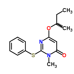 284681-82-9  3-methyl-6-(1-methylpropoxy)-2-(phenylsulfanyl)pyrimidin-4(3H)-one