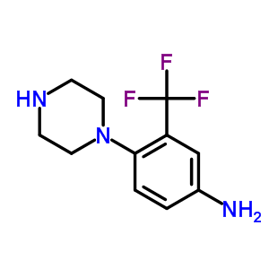 319474-60-7  4-(piperazin-1-yl)-3-(trifluoromethyl)aniline 319474-60-7  4-(piperazin-1-yl)-3-(trifluoromethyl)aniline