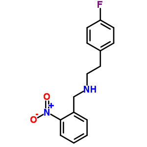 355816-87-4  2-(4-fluorofenylo)-N-(2-nitrobenzylo)etanoamina