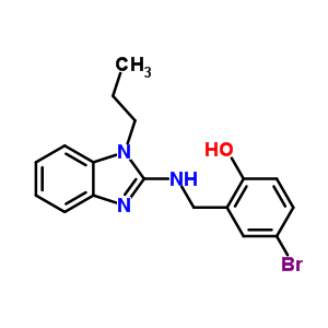 384351-72-8  4-bromo-2-{[(1-propyl-1H-benzimidazol-2-yl)amino]methyl}phenol
