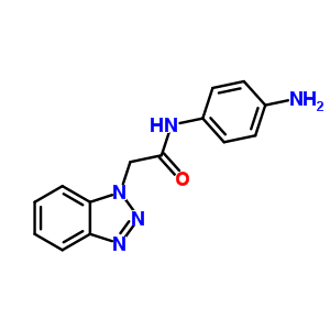 436090-04-9  N-(4-aminophenyl)-2-(1H-benzotriazol-1-yl)acetamide 436090-04-9  N-(4-aminophenyl)-2-(1H-benzotriazol-1-yl)acetamide
