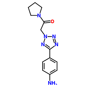 436092-94-3  2-[5-(4-aminophenyl)-2H-tetrazol-2-yl]-1-(pyrrolidin-1-yl)ethanone