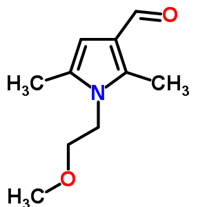 445023-46-1  1-(2-methoxyethyl)-2,5-dimethyl-1H-pyrrole-3-carbaldehyde