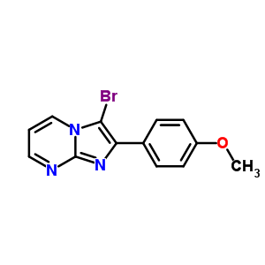 478043-89-9  3-bromo-2-(4-methoxyphenyl)imidazo[1,2-a]pyrimidine