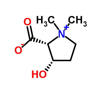 51795-35-8  (2R,3S)-3-hydroxy-1,1-dimethylpyrrolidinium-2-carboxylate