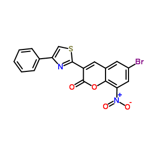 5311-45-5  6-bromo-8-nitro-3-(4-phenyl-1,3-thiazol-2-yl)-2H-chromen-2-one