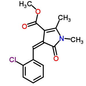5575-56-4  methyl (4Z)-4-(2-chlorobenzylidene)-1,2-dimethyl-5-oxo-4,5-dihydro-1H-pyrrole-3-carboxylate