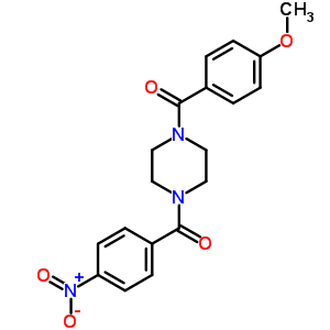 5968-21-8  [4-(4-methoxybenzoyl)piperazin-1-yl](4-nitrophenyl)methanone