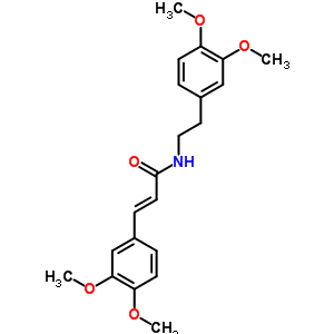 69444-90-2  (2E)-3-(3,4-dimethoxyphenyl)-N-[2-(3,4-dimethoxyphenyl)ethyl]prop-2-enamide