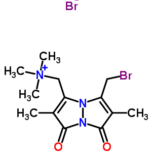 71418-45-6  [5-(bromomethyl)-2,6-dimethyl-1,7-dioxo-1H,7H-pyrazolo[1,2-a]pyrazol-3-yl]-N,N,N-trimethylmethanaminium bromide