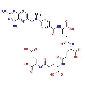 73610-81-8  N-(4-{[(2,4-diaminopteridin-6-yl)methyl](methyl)amino}benzoyl)-gamma-glutamyl-gamma-glutamyl-gamma-glutamylglutamic acid