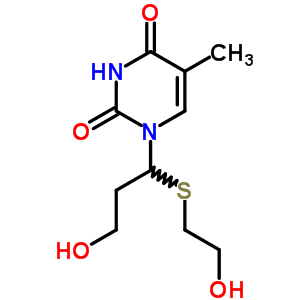 117068-50-5  1-{3-hydroxy-1-[(2-hydroxyethyl)sulfanyl]propyl}-5-methylpyrimidine-2,4(1H,3H)-dione