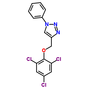 135034-75-2  1-phenyl-4-[(2,4,6-trichlorophenoxy)methyl]-1H-1,2,3-triazole