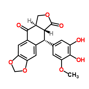 201594-20-9  (5aR,8aR,9R)-9-(3,4-dihydroxy-5-methoxy-phenyl)-5a,6,8a,9-tetrahydroisobenzofurano[5,6-f][1,3]benzodioxole-5,8-dione