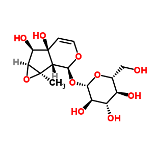 20770-65-4  (1aR,1bS,2S,5aS,6R,6aS)-5a,6-dihydroxy-1a-methyl-1a,1b,2,5a,6,6a-hexahydrooxireno[4,5]cyclopenta[1,2-c]pyran-2-yl beta-D-glucopyranoside