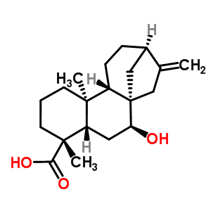 21435-01-8  (5beta,7beta,8alpha,9beta,10alpha,13alpha)-7-hydroxykaur-16-en-18-oic acid
