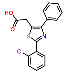 23821-79-6  [2-(2-chlorophenyl)-4-phenyl-1,3-thiazol-5-yl]acetic acid