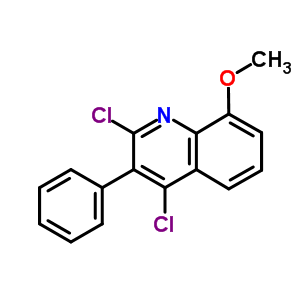 274691-33-7  2,4-dichloro-8-methoxy-3-phenylquinoline 274691-33-7  2,4-dichloro-8-methoxy-3-phenylquinoline