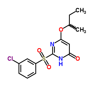 284681-80-7  2-[(3-chlorophenyl)sulfonyl]-6-(1-methylpropoxy)pyrimidin-4(3H)-one