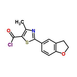 306936-09-4  2-(2,3-dihydro-1-benzofuran-5-yl)-4-methyl-1,3-thiazole-5-carbonyl chloride