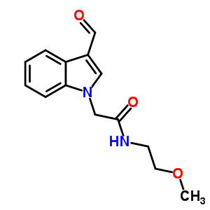 347319-85-1  2-(3-formyl-1H-indol-1-yl)-N-(2-méthoxyéthyl)acétamide 