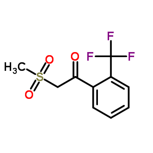 387350-34-7  2-(metil-szulfonil)-1-[2-(trifluormetil)fenil]etanon