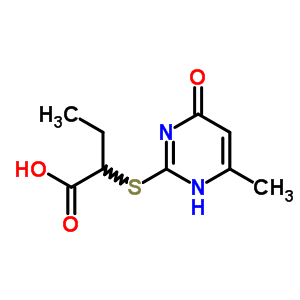 433253-10-2  2-[(6-methyl-4-oxo-1,4-dihydropyrimidin-2-yl)sulfanyl]butanoic acid