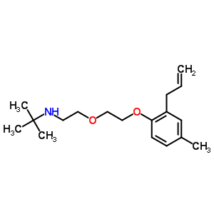 4412-41-3  2-methyl-N-(2-{2-[4-methyl-2-(prop-2-en-1-yl)phenoxy]ethoxy}ethyl)propan-2-amine