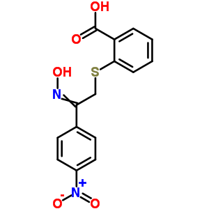 4748-68-9  2-{[2-(hydroxyimino)-2-(4-nitrophenyl)ethyl]sulfanyl}benzoic acid
