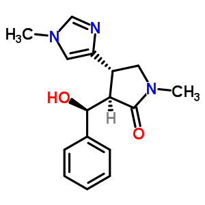 50656-83-2  (3R,4S)-3-[(S)-hydroxy(phenyl)methyl]-1-methyl-4-(1-methyl-1H-imidazol-4-yl)pyrrolidin-2-one