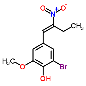 5480-94-4  2-bromo-6-methoxy-4-[(1E)-2-nitrobut-1-en-1-yl]phenol