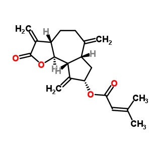 57576-43-9  (3aS,6aR,8S,9aR,9bS)-3,6,9-trimethylidene-2-oxododecahydroazuleno[4,5-b]furan-8-yl 3-methylbut-2-enoate