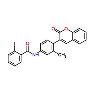 5762-70-9  2-iodo-N-[3-methyl-4-(2-oxo-2H-chromen-3-yl)phenyl]benzamide