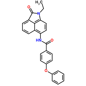 5977-21-9  N-(1-ethyl-2-oxo-1,2-dihydrobenzo[cd]indol-6-yl)-4-phenoxybenzamide