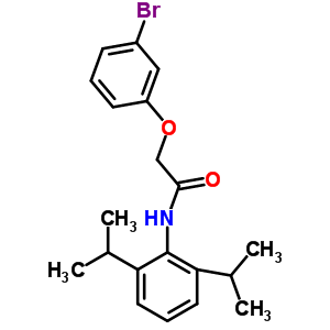 6141-85-1  2-(3-bromophenoxy)-N-[2,6-di(propan-2-yl)phenyl]acetamide