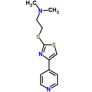 90632-68-1  N,N-dimethyl-2-{[4-(pyridin-4-yl)-1,3-thiazol-2-yl]sulfanyl}ethanamine