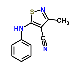 91093-88-8  3-methyl-5-(phenylamino)-1,2-thiazole-4-carbonitrile