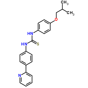 92-97-7  1-[4-(2-metylopropoksy)fenylo]-3-(4-pirydyno-2-ylofenylo)tiomocznik