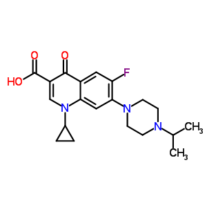 93126-18-2  1-cyclopropyl-6-fluoro-7-[4-(1-methylethyl)piperazin-1-yl]-4-oxo-1,4-dihydroquinoline-3-carboxylic acid