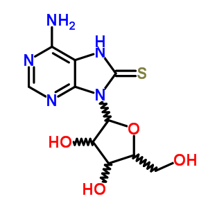 15830-55-4;15830-61-2;3001-45-4  6-amino-9-pentofuranosyl-7,9-dihydro-8H-purine-8-thione