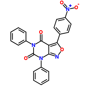 182955-07-3  3-(4-nitrophenyl)-5,7-diphenylisoxazolo[3,4-d]pyrimidine-4,6(5H,7H)-dione