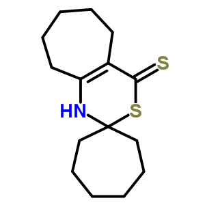 18522-01-5  1',5',6',7',8',9'-hexahydro-4'H-spiro[cycloheptane-1,2'-cyclohepta[d][1,3]thiazine]-4'-thione