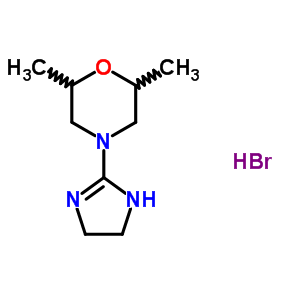 218930-08-6  4-(4,5-dihydro-1H-imidazol-2-yl)-2,6-dimethylmorpholine hydrobromide